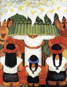Diego Rivera The Feast of Flower oil on canvas